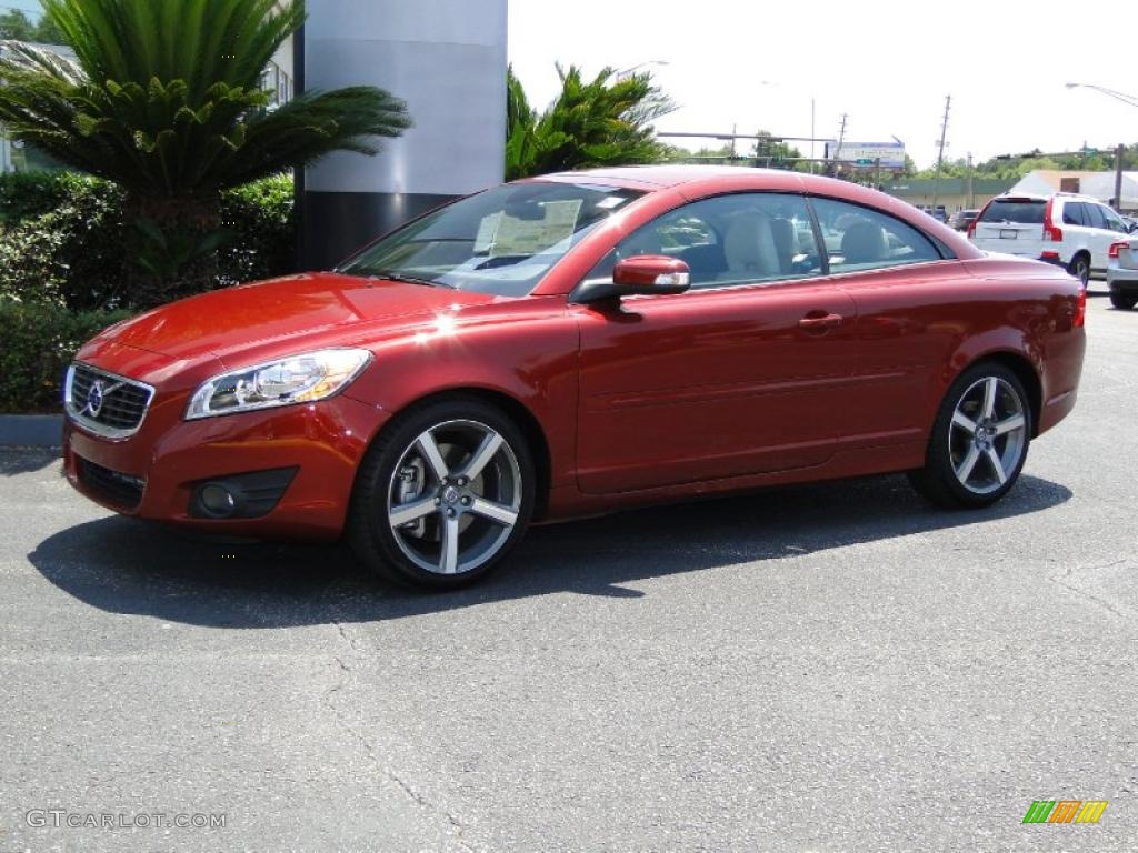 Flamenco Red Metallic 2011 Volvo C70 T5 Exterior Photo #49339257