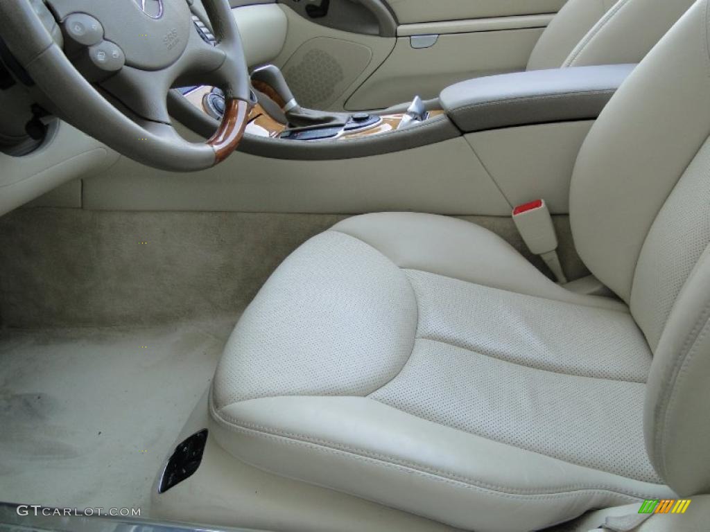 Stone Interior 2008 Mercedes-Benz SL 550 Roadster Photo #49339752