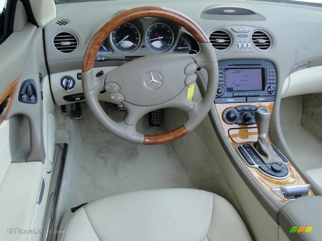 2008 Mercedes-Benz SL 550 Roadster Stone Dashboard Photo #49339839