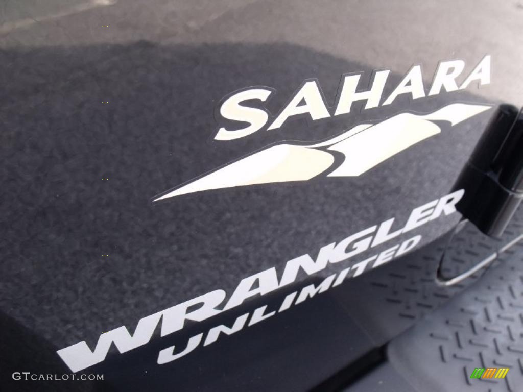 2007 Wrangler Unlimited Sahara 4x4 - Black / Dark Slate Gray/Medium Slate Gray photo #10