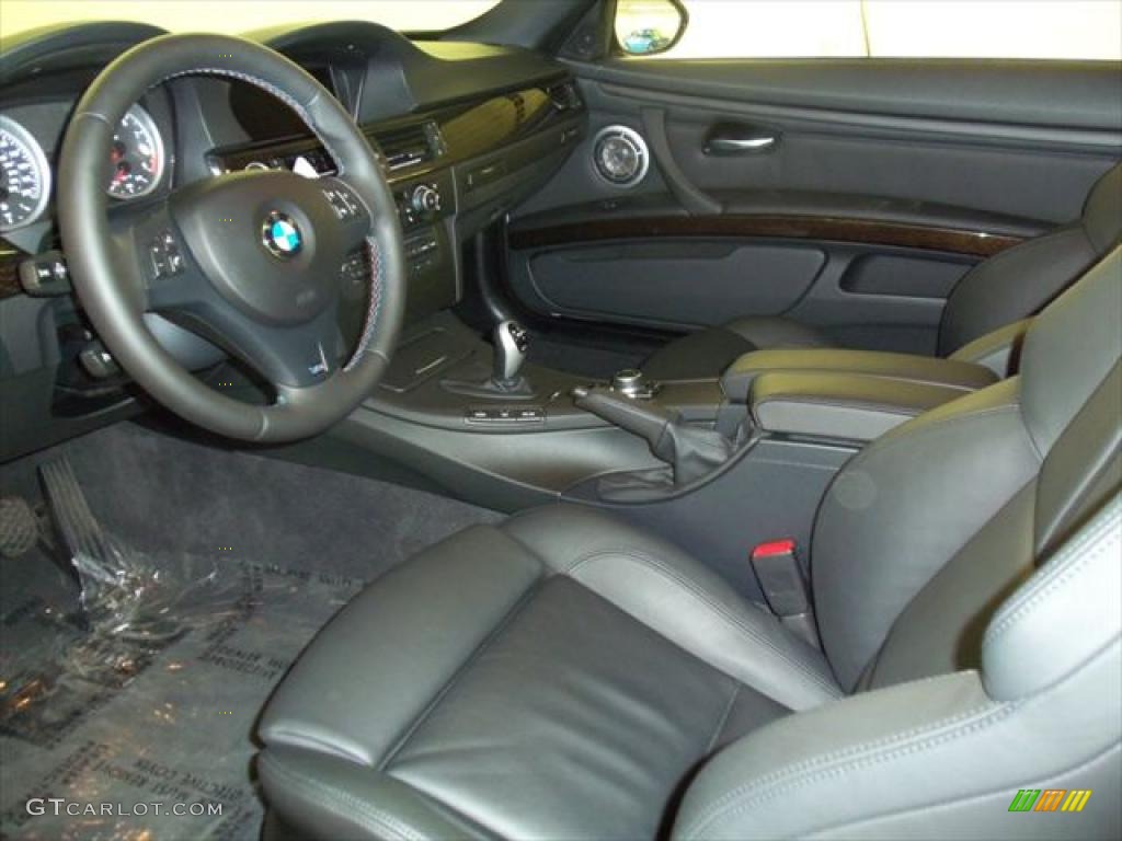 Black Novillo Interior 2010 BMW M3 Coupe Photo #49340544