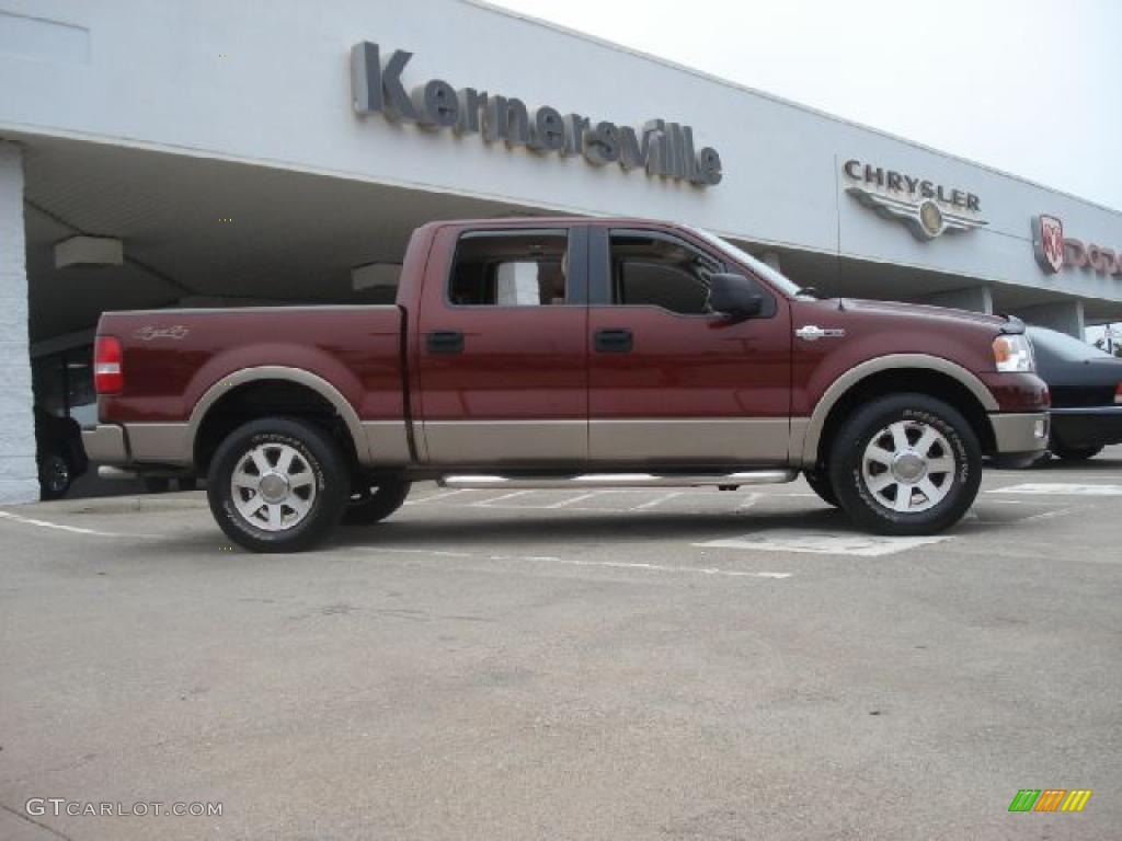 2005 F150 King Ranch SuperCrew 4x4 - Dark Copper Metallic / Castano Brown Leather photo #2