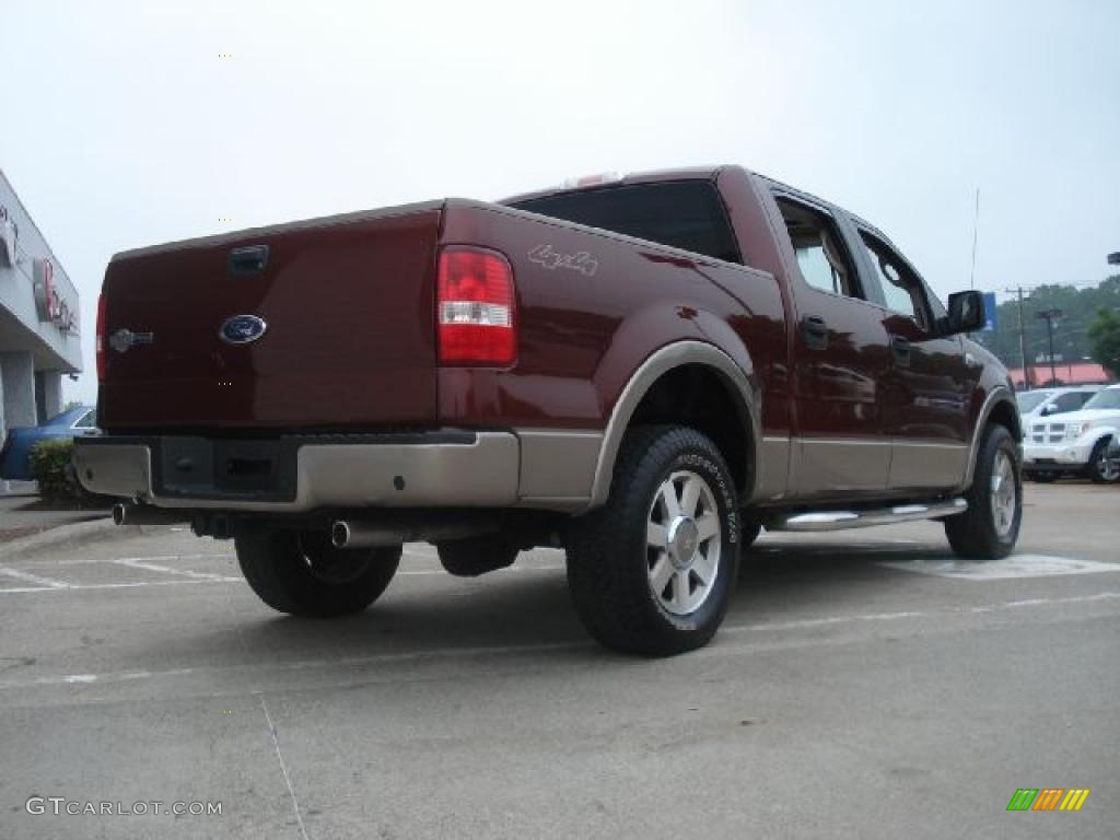 2005 F150 King Ranch SuperCrew 4x4 - Dark Copper Metallic / Castano Brown Leather photo #3