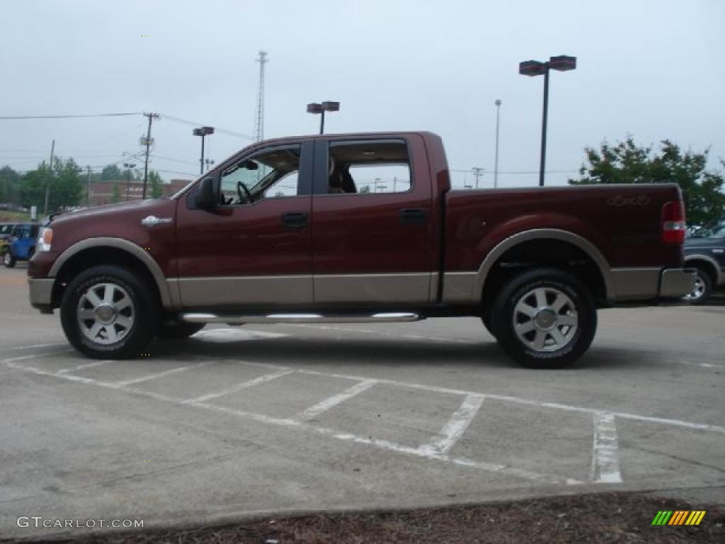 2005 F150 King Ranch SuperCrew 4x4 - Dark Copper Metallic / Castano Brown Leather photo #6
