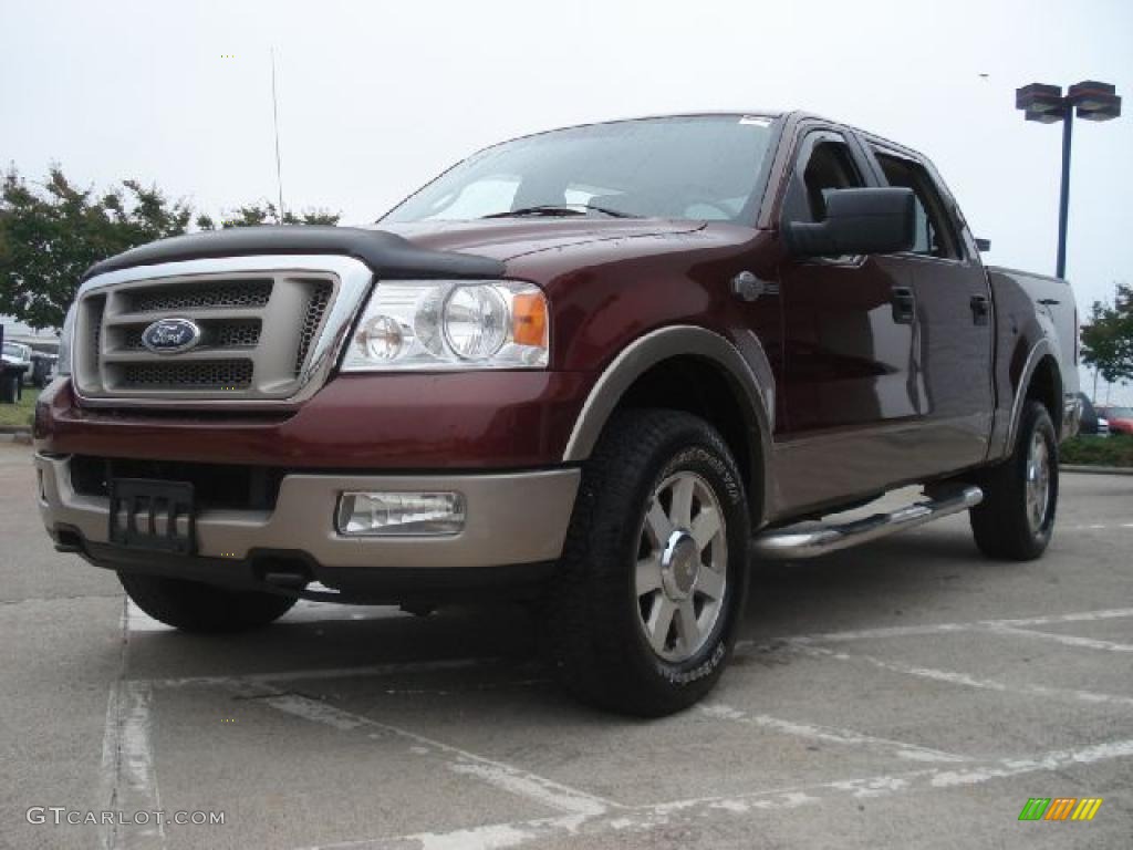 2005 F150 King Ranch SuperCrew 4x4 - Dark Copper Metallic / Castano Brown Leather photo #7