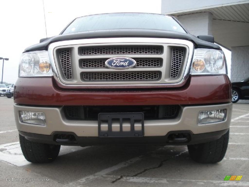 2005 F150 King Ranch SuperCrew 4x4 - Dark Copper Metallic / Castano Brown Leather photo #8