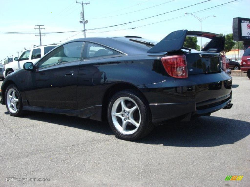 2003 Celica GT-S - Carbon Blue / Black/Deep Blue photo #4