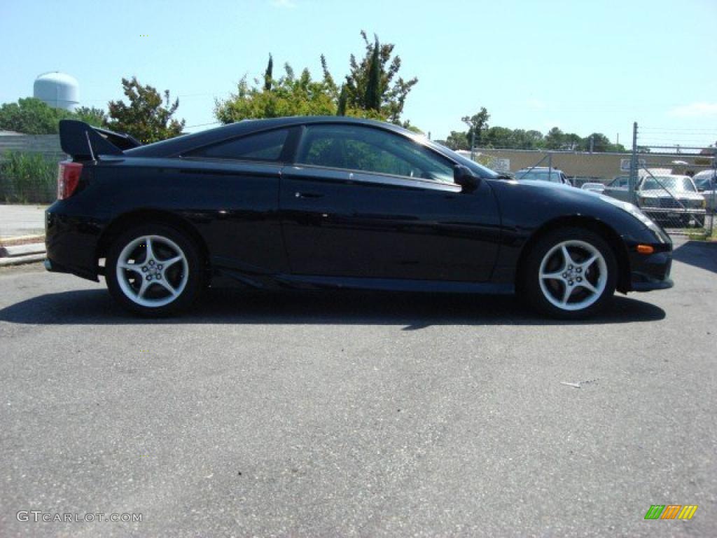 2003 Celica GT-S - Carbon Blue / Black/Deep Blue photo #6