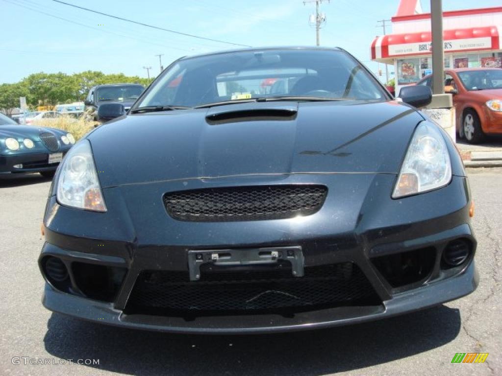 2003 Celica GT-S - Carbon Blue / Black/Deep Blue photo #7