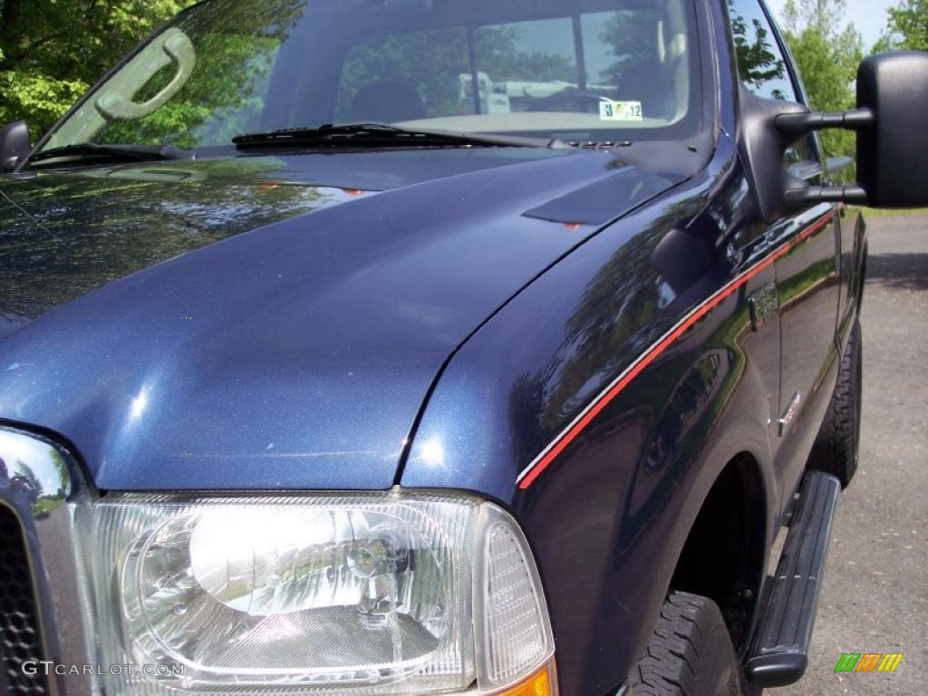 2004 F350 Super Duty FX4 Regular Cab 4x4 - True Blue Metallic / Medium Parchment photo #13