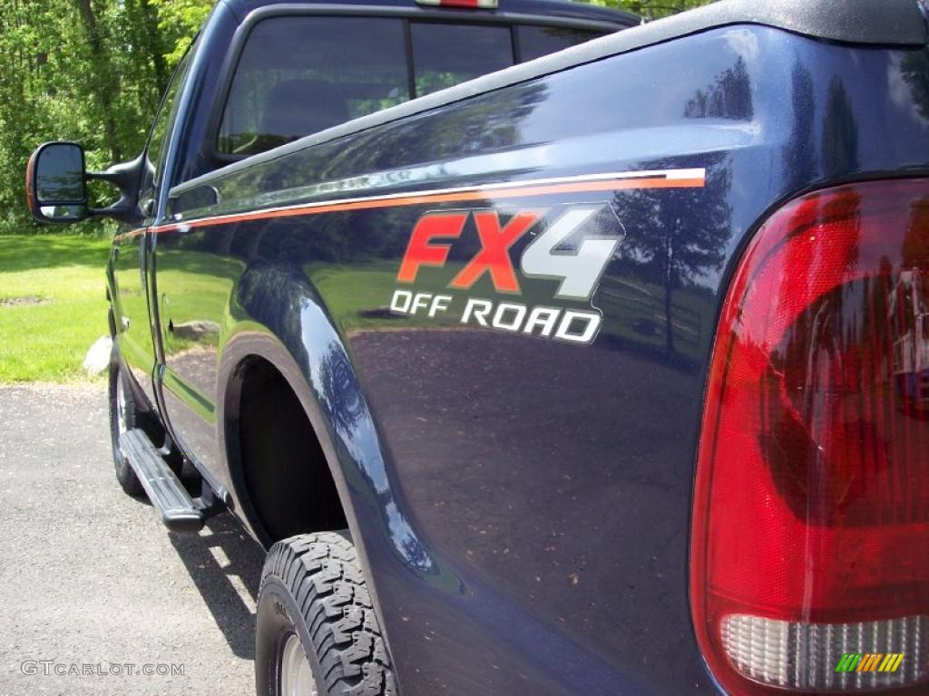 2004 F350 Super Duty FX4 Regular Cab 4x4 - True Blue Metallic / Medium Parchment photo #20