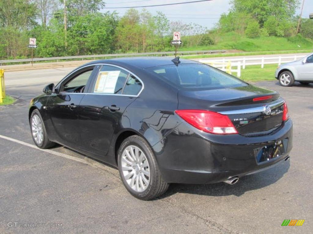 Carbon Black Metallic 2011 Buick Regal CXL Turbo Exterior Photo #49342500