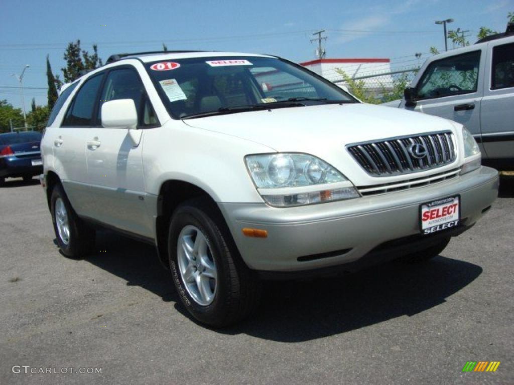 2001 RX 300 AWD - White Gold Crystal / Ivory photo #7