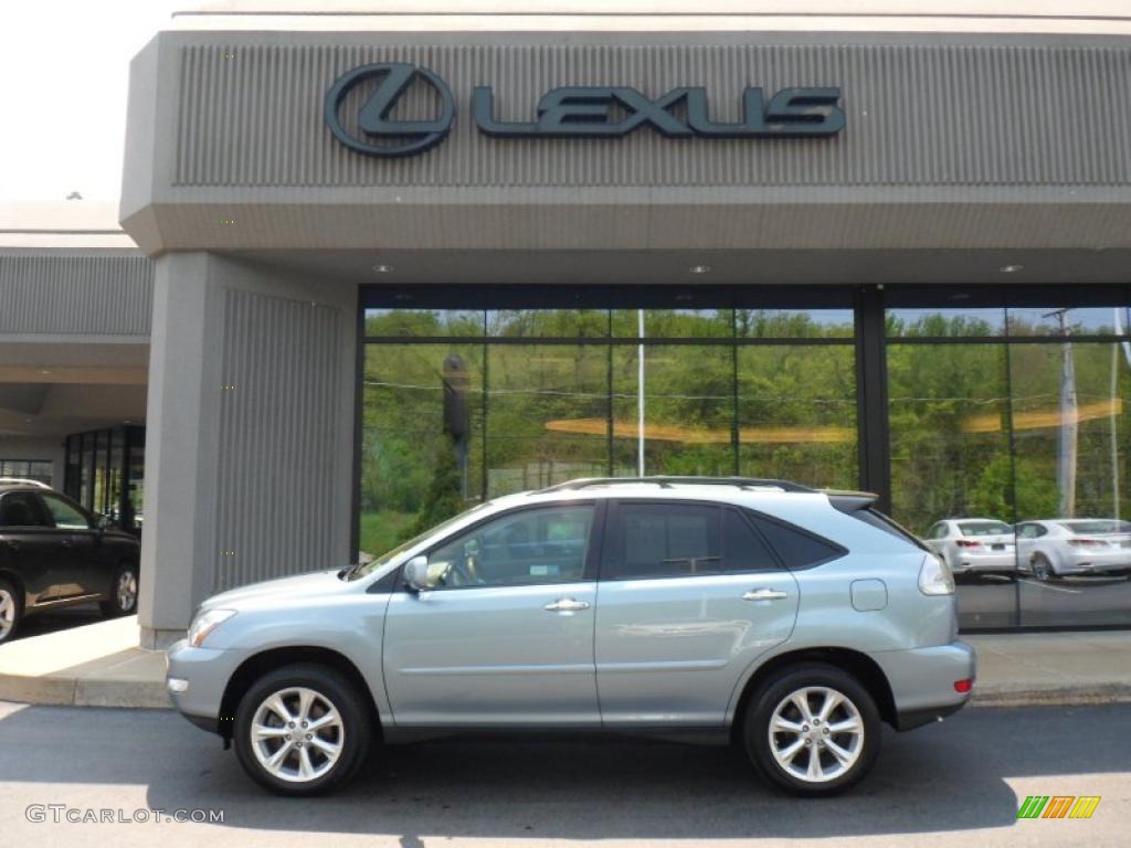 2009 RX 350 AWD - Breakwater Blue Metallic / Parchment photo #2