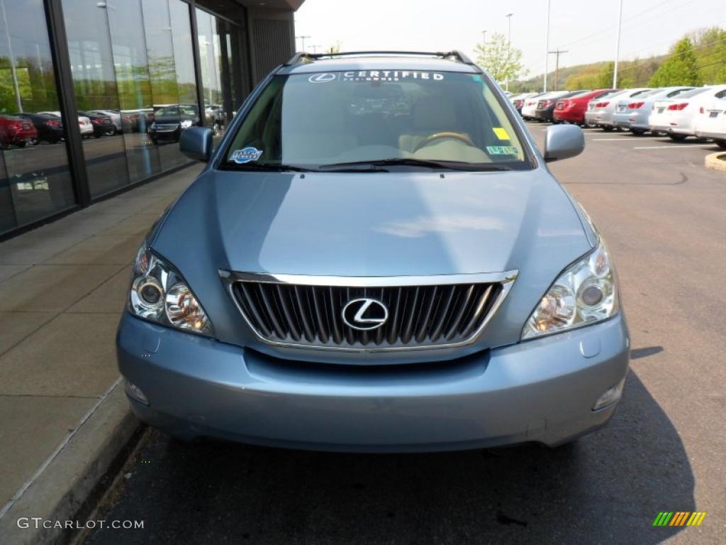 2009 RX 350 AWD - Breakwater Blue Metallic / Parchment photo #7