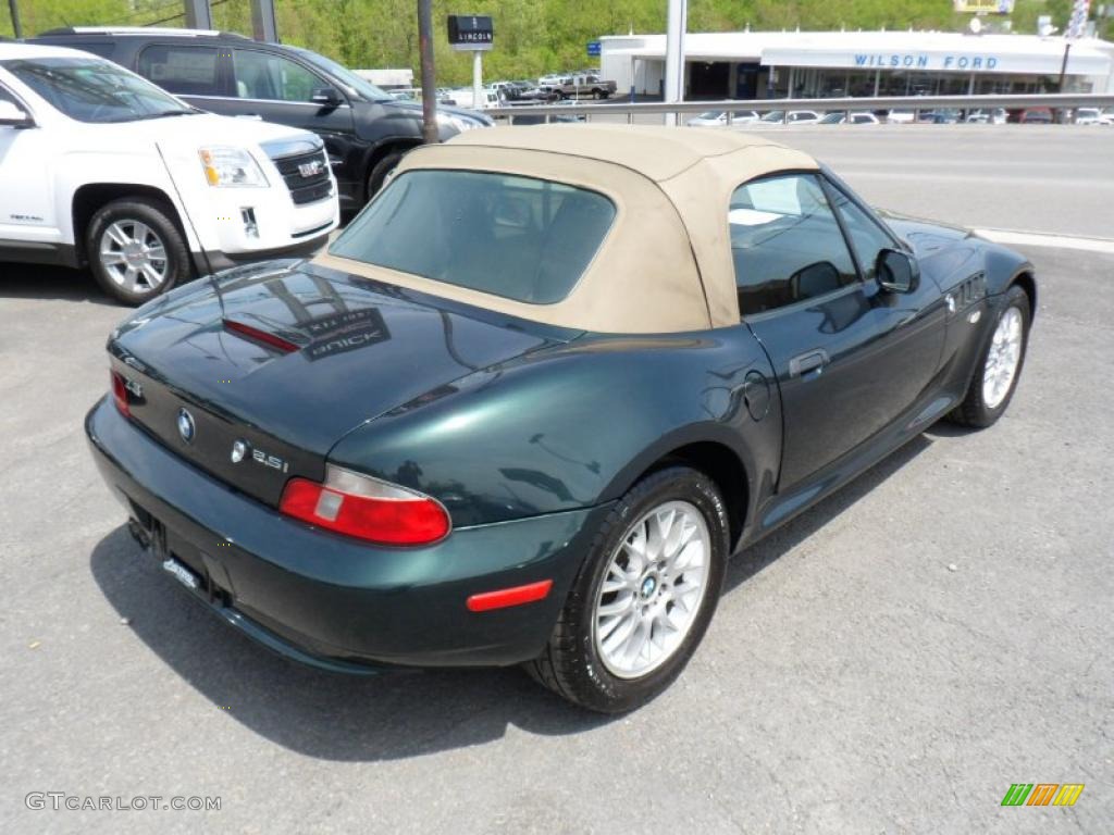 Oxford Green Metallic 2002 BMW Z3 2.5i Roadster Exterior Photo #49345476