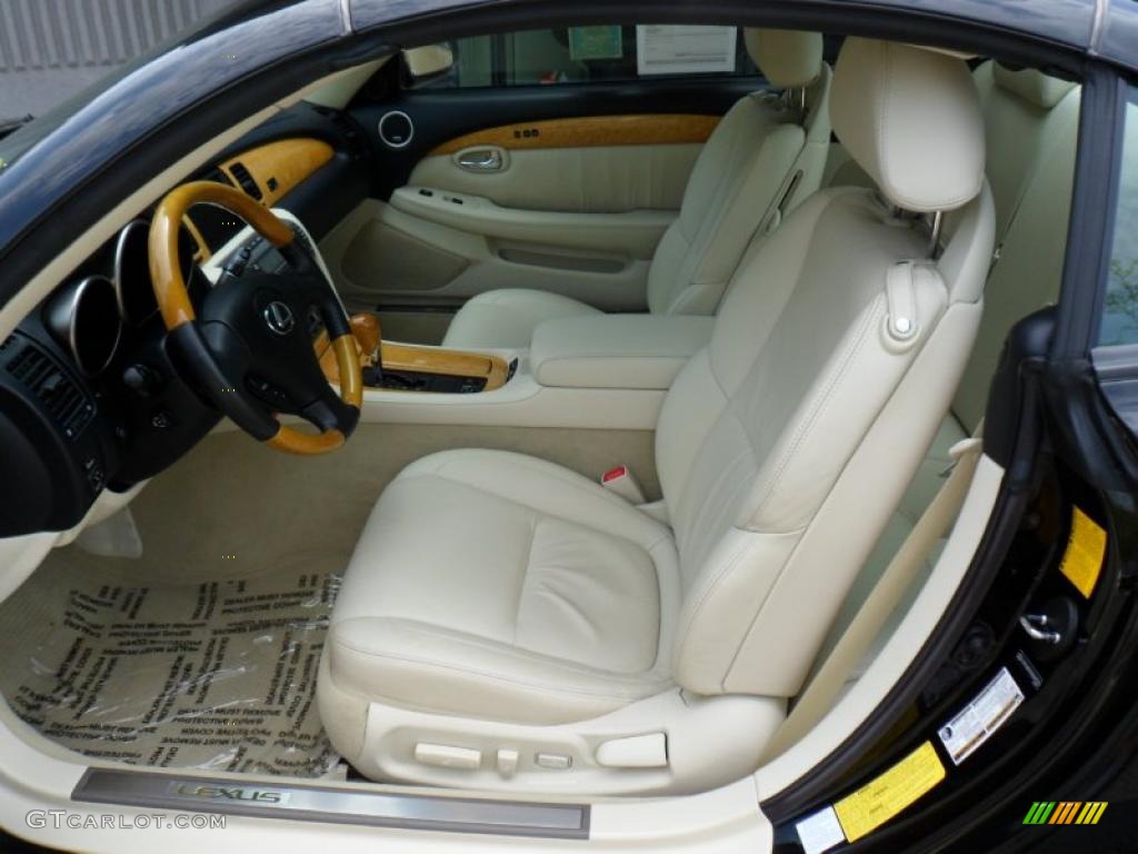 Ecru Beige Interior 2005 Lexus SC 430 Photo #49345947