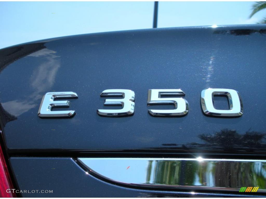 2007 E 350 Sedan - Capri Blue Metallic / Cashmere photo #9