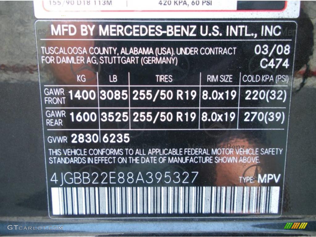 2008 ML 320 CDI 4Matic - Obsidian Black Metallic / Macadamia photo #27