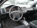 Black 2003 Honda Civic LX Coupe Interior Color