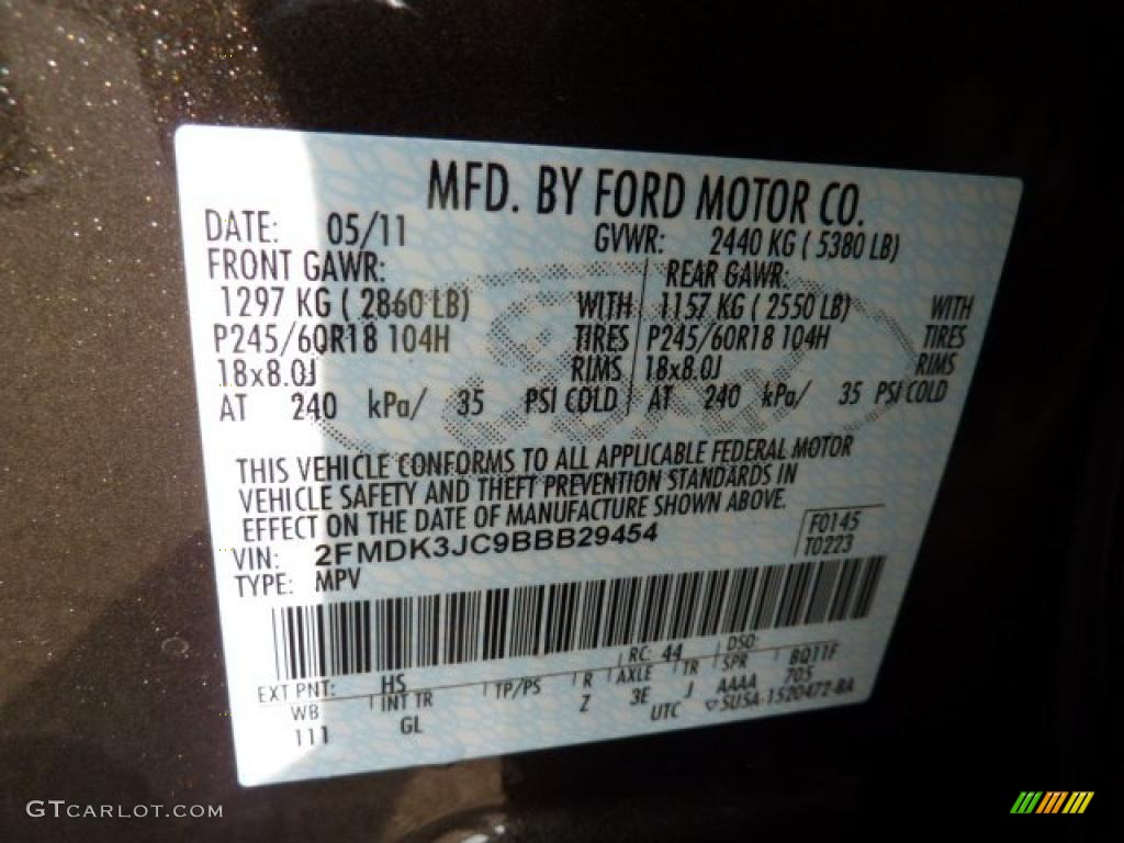 2011 Edge Color Code HS for Earth Metallic Photo #49348914