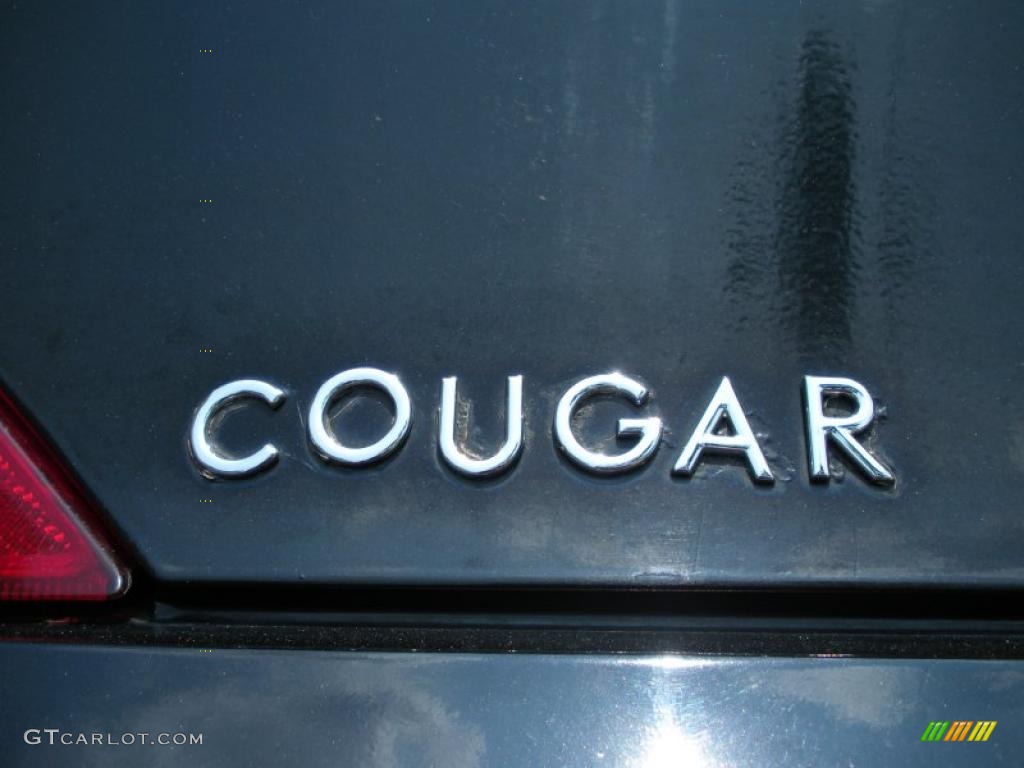 2000 Cougar V6 - Black / Medium Parchment photo #9