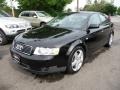 2004 Brilliant Black Audi A4 1.8T Sedan  photo #2