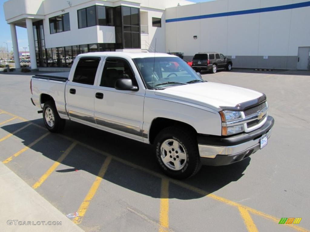 2004 Silverado 1500 LT Crew Cab 4x4 - Summit White / Medium Gray photo #27