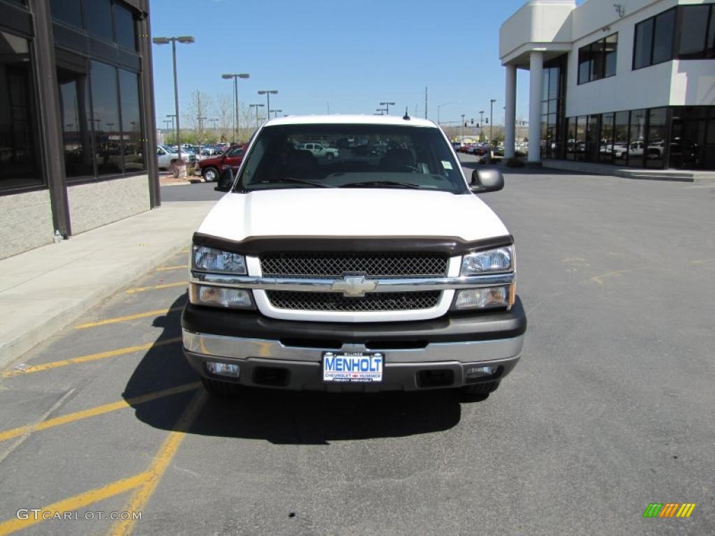 2004 Silverado 1500 LT Crew Cab 4x4 - Summit White / Medium Gray photo #28