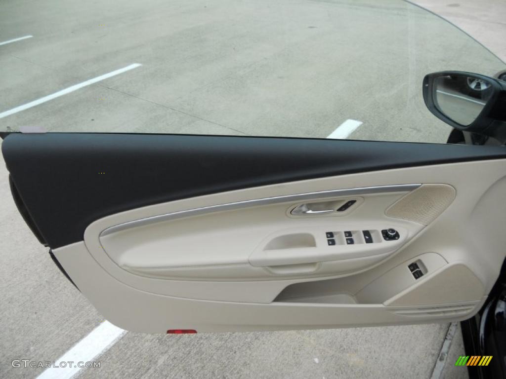 2012 Volkswagen Eos Komfort Cornsilk Beige Door Panel Photo #49350688