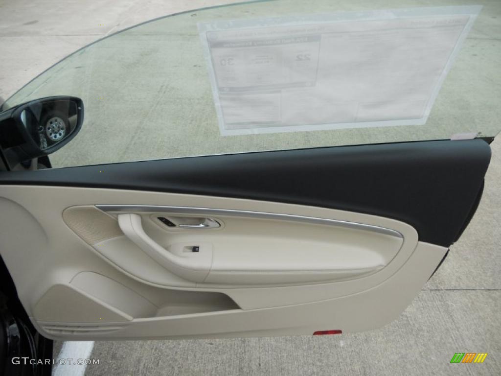 2012 Volkswagen Eos Komfort Cornsilk Beige Door Panel Photo #49350712