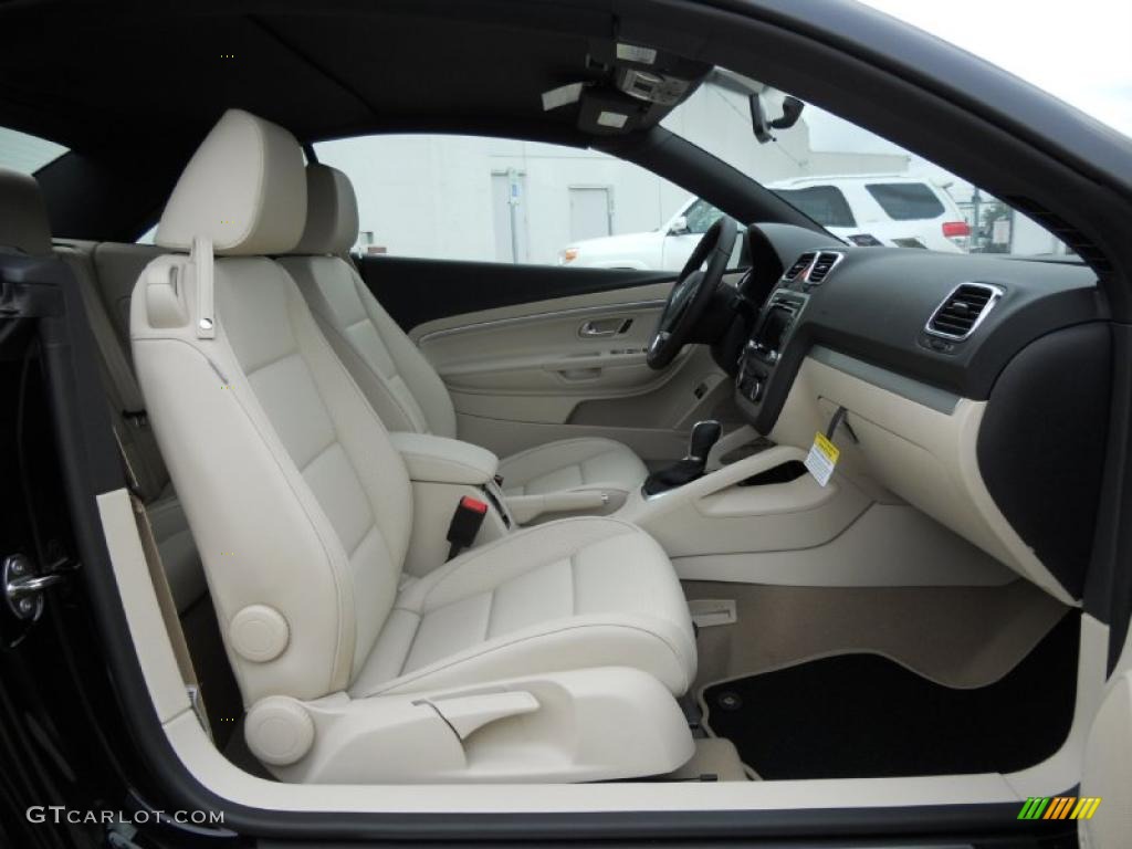 Cornsilk Beige Interior 2012 Volkswagen Eos Komfort Photo #49350721