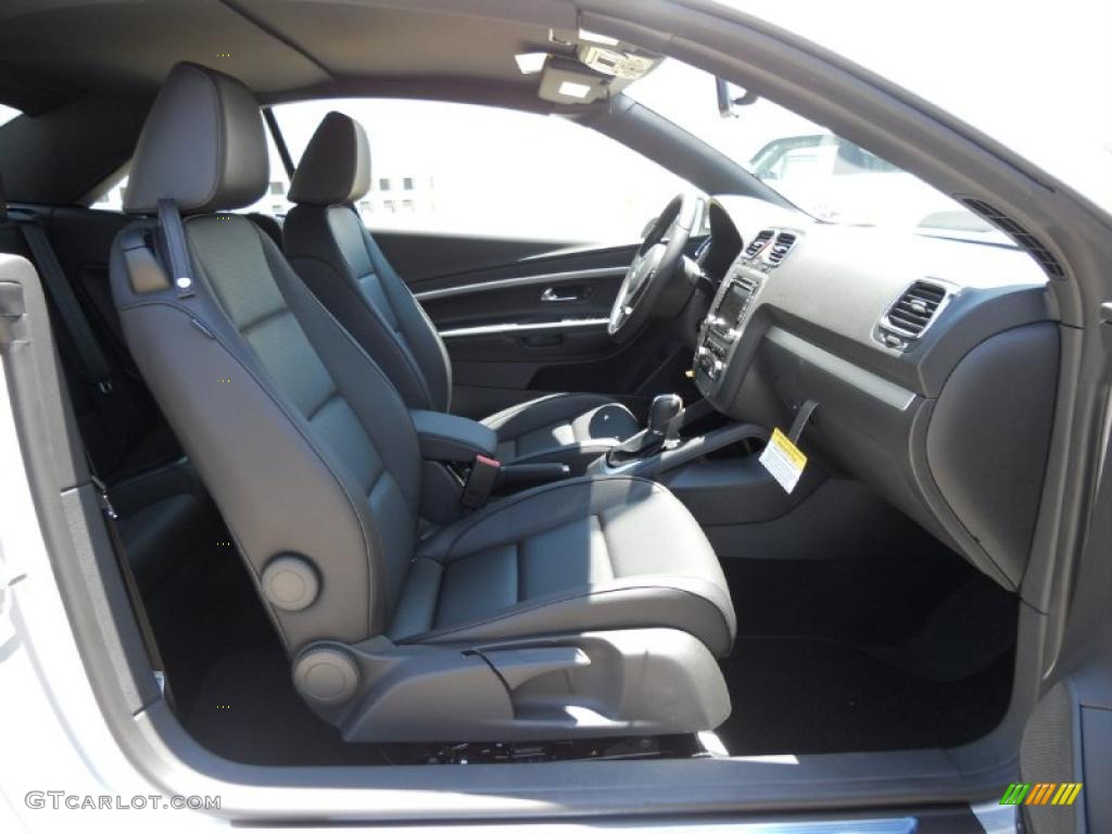 Titan Black Interior 2012 Volkswagen Eos Komfort Photo #49351225