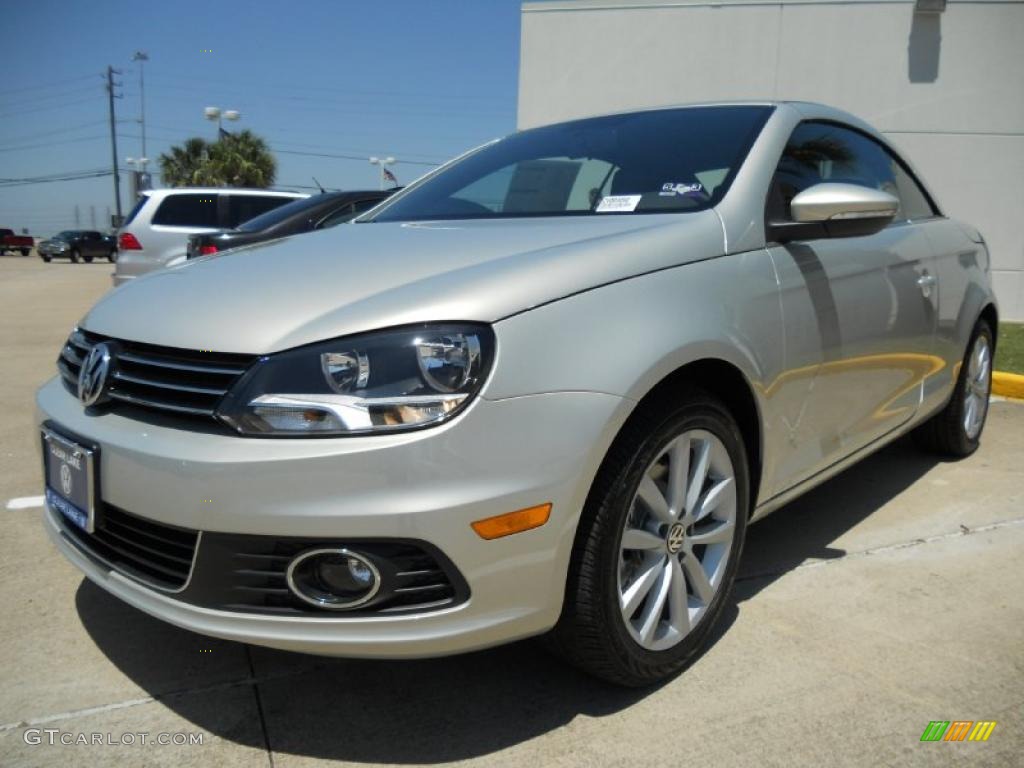 Silver Leaf Metallic 2012 Volkswagen Eos Komfort Exterior Photo #49352026