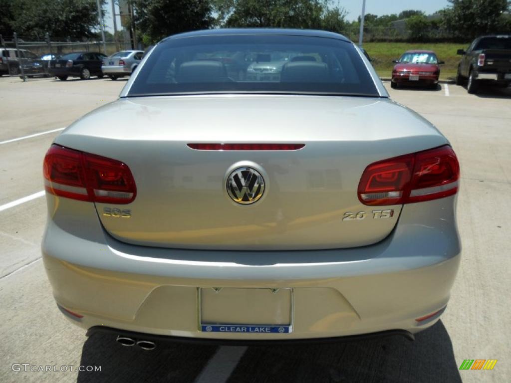 2012 Eos Komfort - Silver Leaf Metallic / Titan Black photo #6
