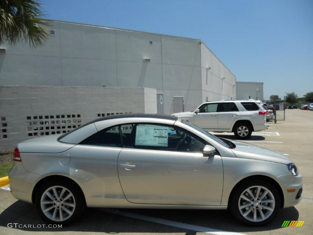 Silver Leaf Metallic 2012 Volkswagen Eos Komfort Exterior Photo #49352092