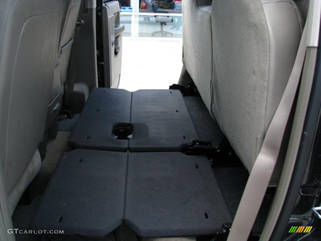 2009 Ram 3500 Laramie Quad Cab 4x4 Dually - Brilliant Black Crystal Pearl / Khaki photo #15