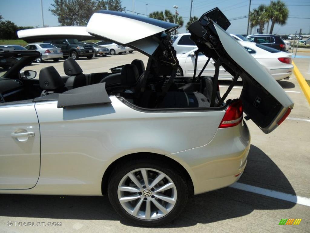 2012 Eos Komfort - Silver Leaf Metallic / Titan Black photo #25