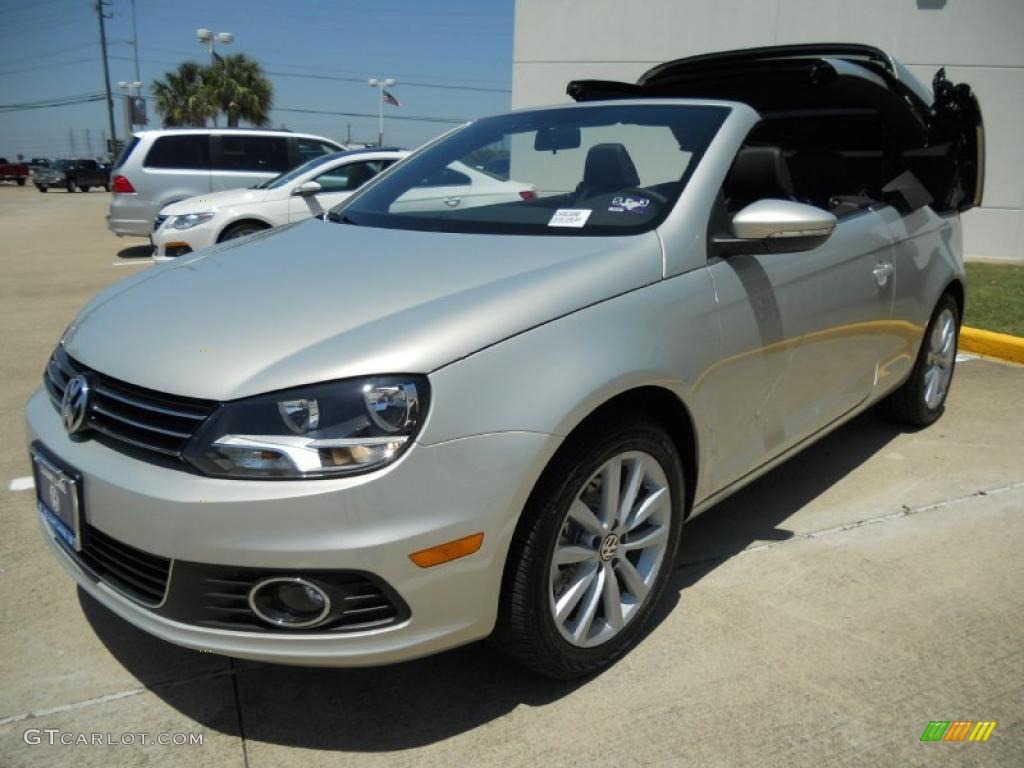 2012 Eos Komfort - Silver Leaf Metallic / Titan Black photo #26