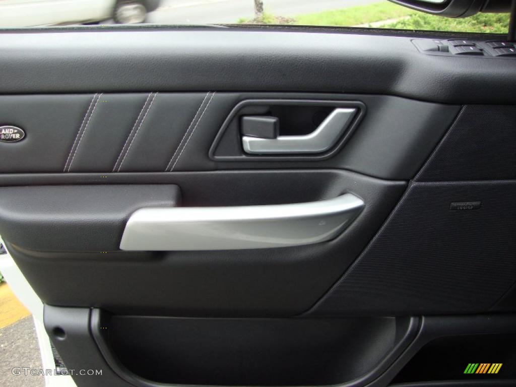 2009 Land Rover Range Rover Sport Supercharged Ebony/Ebony Door Panel Photo #49354669