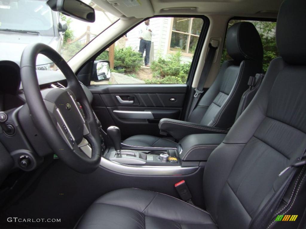 Ebony/Ebony Interior 2009 Land Rover Range Rover Sport Supercharged Photo #49354681