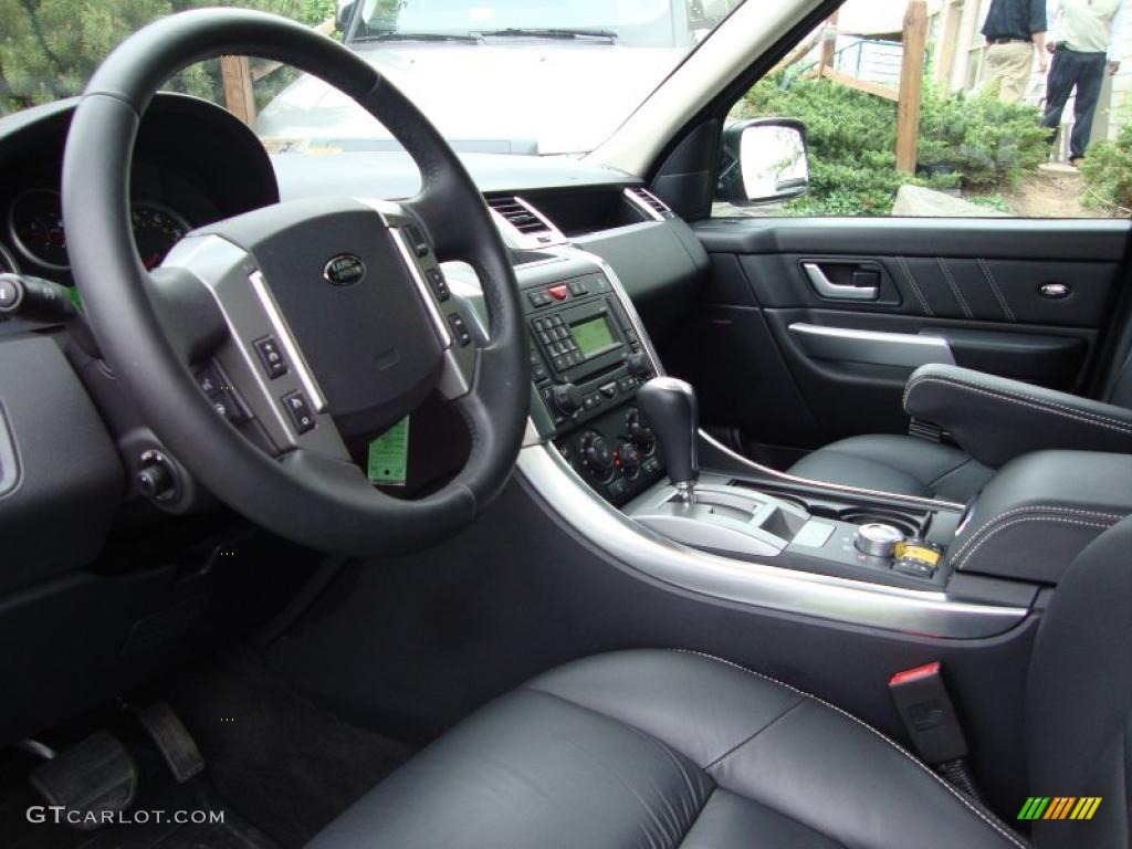 Ebony/Ebony Interior 2009 Land Rover Range Rover Sport Supercharged Photo #49354696