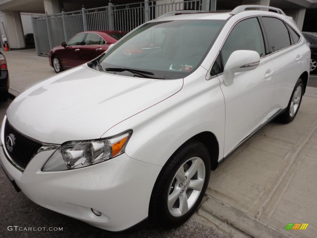 Starfire White Pearl 2011 Lexus RX 350 AWD Exterior Photo #49355812