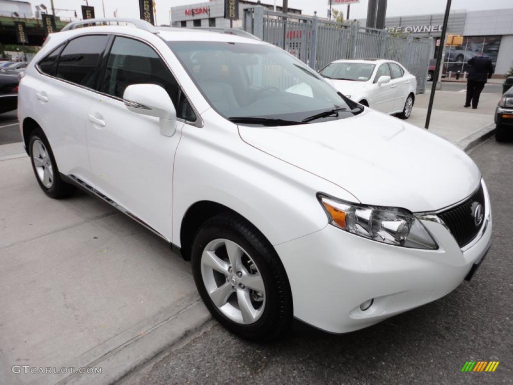 Starfire White Pearl 2011 Lexus RX 350 AWD Exterior Photo #49355830