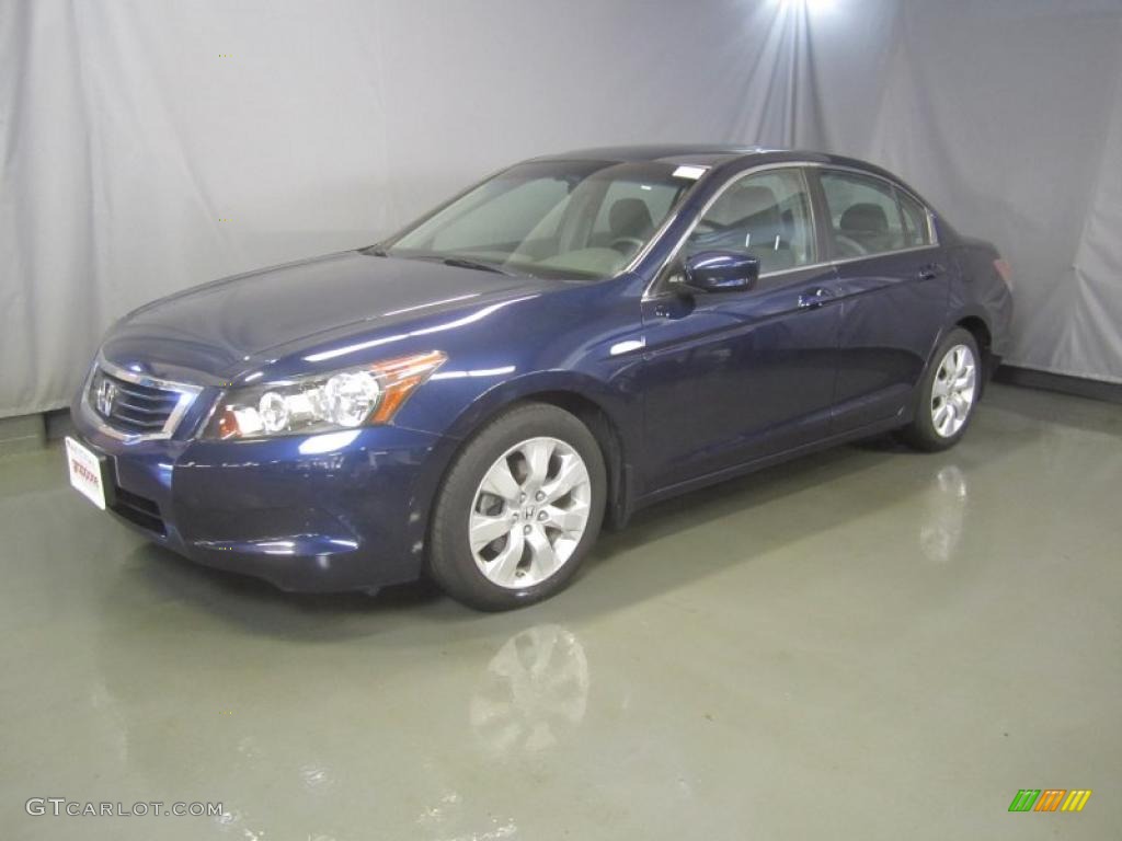 2008 Accord EX Sedan - Royal Blue Pearl / Gray photo #1