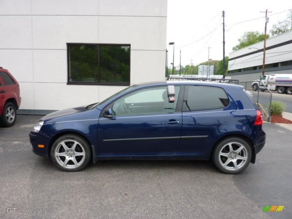 Shadow Blue Metallic 2008 Volkswagen Rabbit 2 Door Exterior Photo #49359358