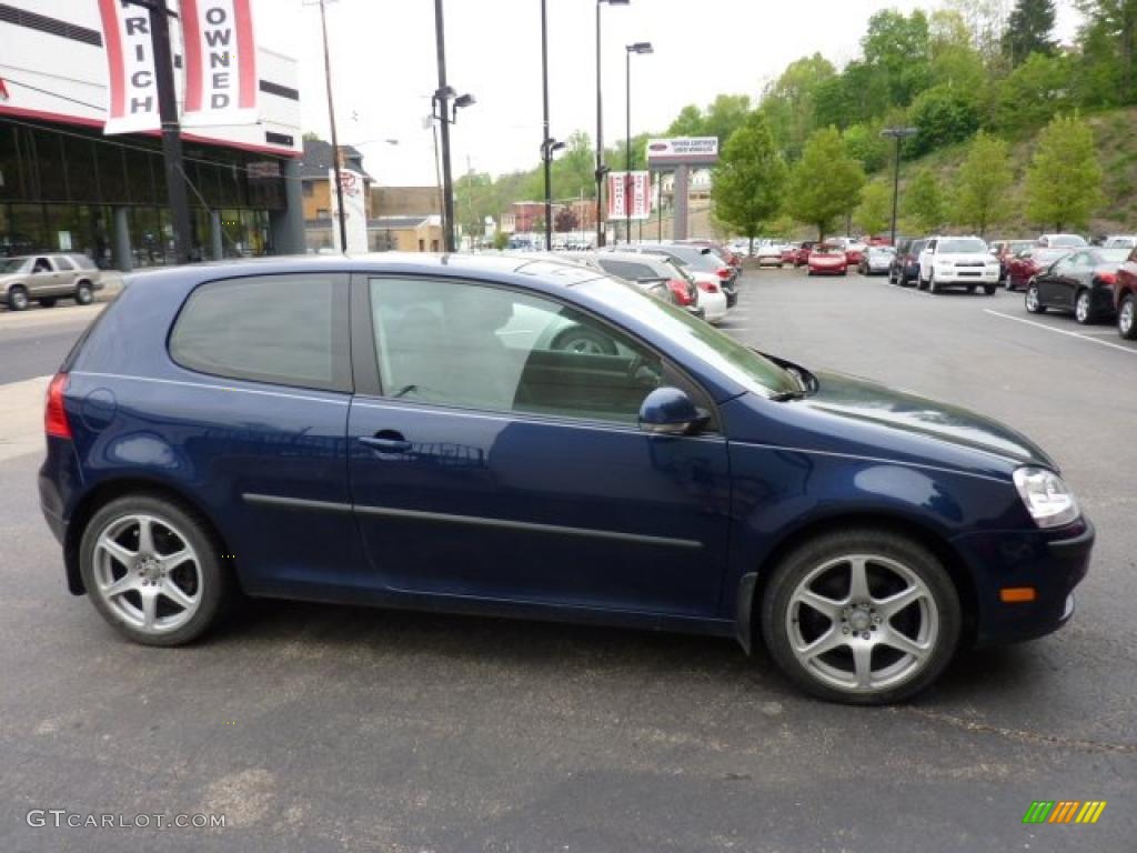 Shadow Blue Metallic 2008 Volkswagen Rabbit 2 Door Exterior Photo #49359394