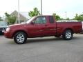 2002 Molten Lava Red Pearl Nissan Frontier XE King Cab  photo #5