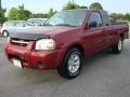2002 Molten Lava Red Pearl Nissan Frontier XE King Cab  photo #6