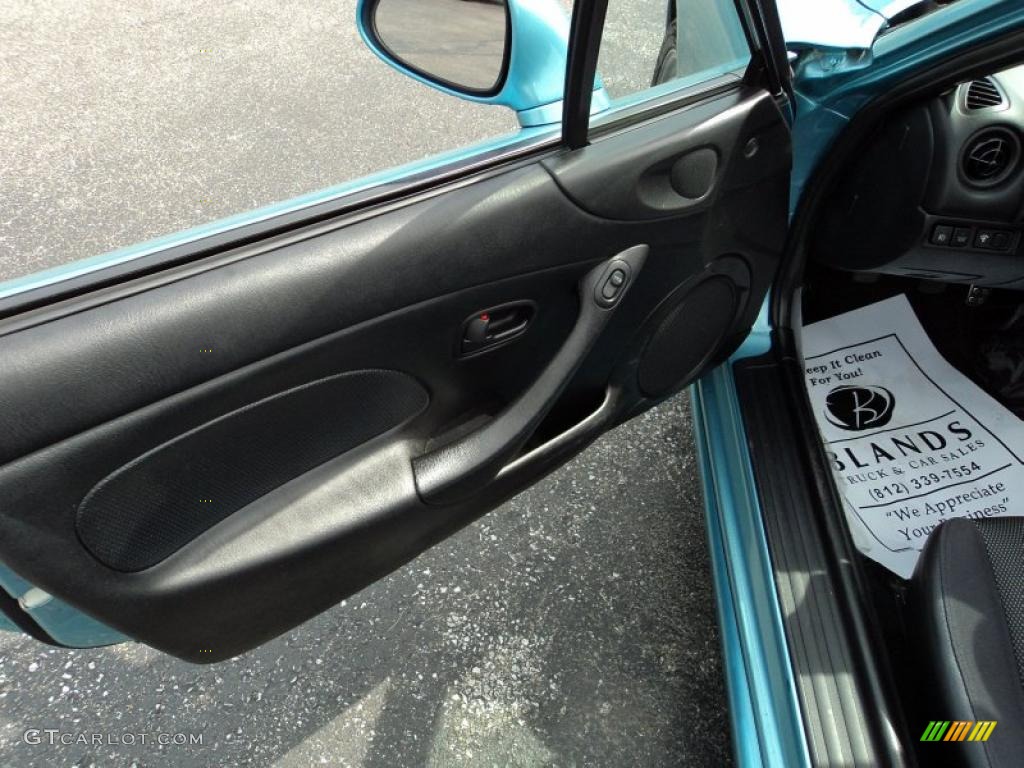 2002 MX-5 Miata Roadster - Crystal Blue Metallic / Black photo #15
